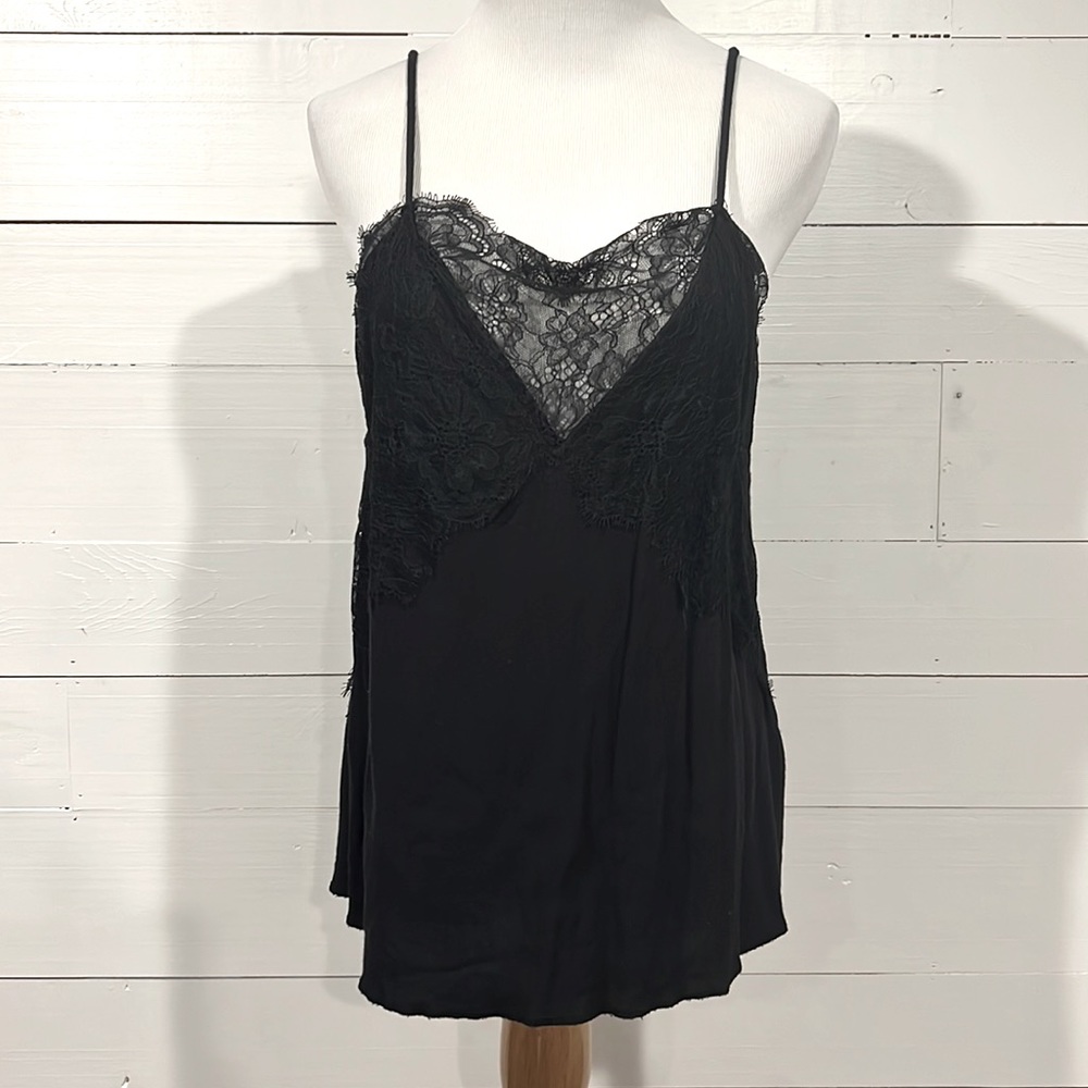 H&M size 10 black lace tank